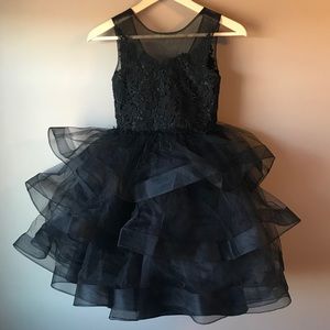 Stunning Black Formal Dress- Girls Size 7/8